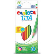 Ξυλοχρώματα Carioca Tita, 12 Χρώματα