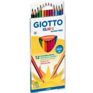 Ξυλοχρώματα Giotto Elios, 12 χρώματα