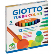Μαρκαδόροι Giotto Turbo Color 12 Χρώματα