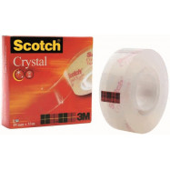 Κολλητική ταινία Scotch Crystal Clear 600 12X33M