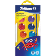 Νερομπογιές Pelikan 12 χρωμάτων με δώρο πινέλο