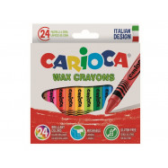 Κηρομπογιές Carioca Wax Crayons 24τεμ (42366)