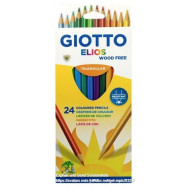 Ξυλοχρώματα Giotto Elios, 24 χρώματα