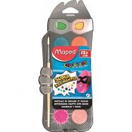 Νερομπογιές Maped Color Peps 12 χρωμάτων με δώρο πινέλο