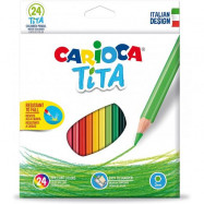 Ξυλοχρώματα Carioca Tita, 24 Χρώματα
