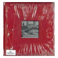 Άλμπουμ φωτογραφιών με θήκες 200φωτ. 10x15cm Κόκκινο(Z320)