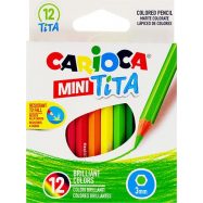 Ξυλοχρώματα Carioca Mini Tita, 12 Χρώματα