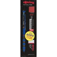 Μηχανικό μολύβι Rotring Tikky 0.5mm blue Promo set