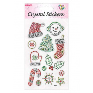Αυτοκόλλητα Upikit Crystal Stickers Χριστουγεννιάτικα στολίδια (168024)