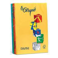 Χαρτόνι Α4 160γρ 250φ Favini πακέτο 5 έντονα χρώματα